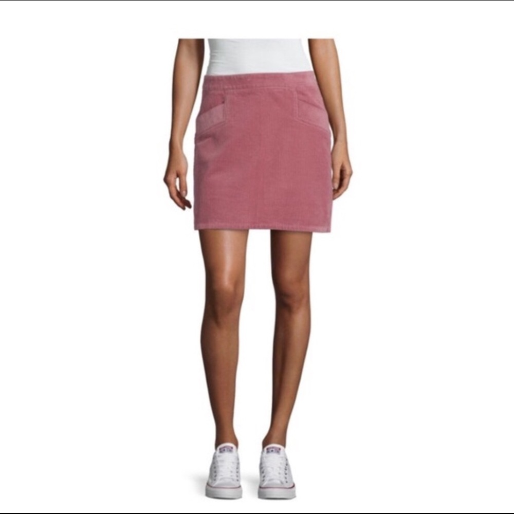 a.n.a. Mauve Pink Corduroy Mini Skirt Size 4